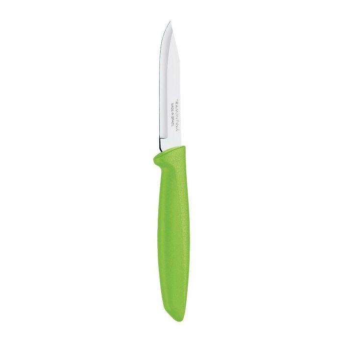 Cuchillo para legumbres y frutas 3" plenus verde 7,62cm tramontina