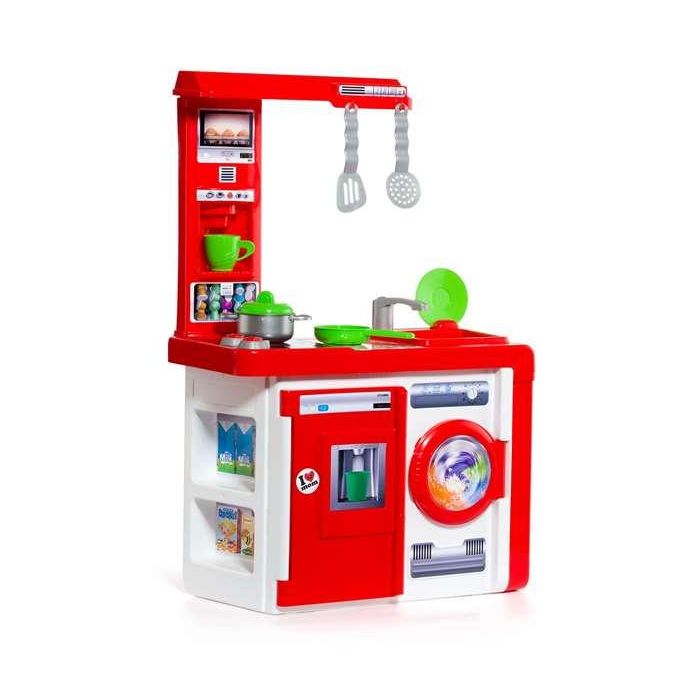 Molto Cocina de Juguete Kitchen con 12 Accesorios de Plástico, 82x56x28 cm, para Niños +3 Años 0 Molto Cocina de Juguete Kitchen con 12 Accesorios de Plástico, 82x56x28 cm, para Niños +3 Años 0