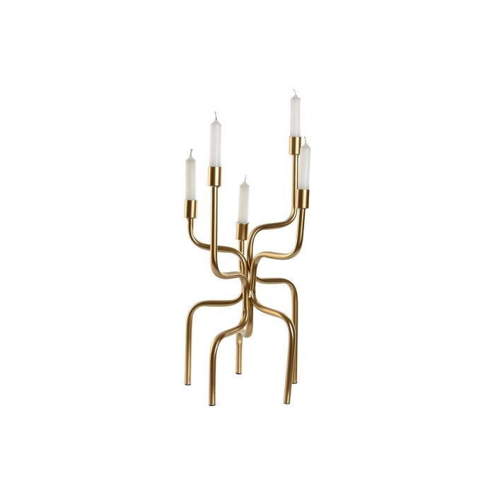 Candelabro Home ESPRIT Dorado Metal 25 x 25 x 51 cm 1