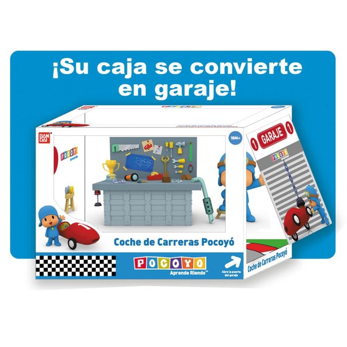 Coche De Carreras Pocoyo To77400 Bandai 1 Coche De Carreras Pocoyo To77400 Bandai 1