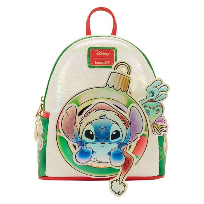 Mochila Holiday Stitch Disney Loungefly 26cm 1 Mochila Holiday Stitch Disney Loungefly 26cm 1