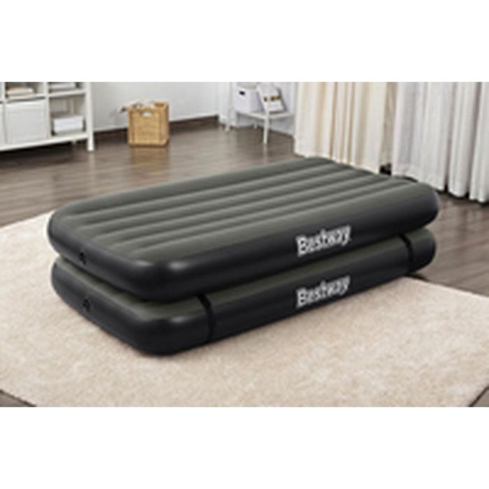 Bestway Cama 3 en 1 Airbed Tritech Connect and Rest - Camas Individuales, Elevada, King Size - 188 x 99 x 25 cm 6 Bestway Cama 3 en 1 Airbed Tritech Connect and Rest - Camas Individuales, Elevada, King Size - 188 x 99 x 25 cm 6