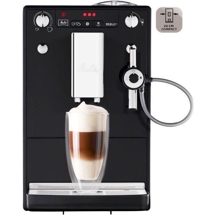 MELITTA E957-101 Cafetera espresso automática con molinillo de leche Caffeo Solo & Perfect - Negro 2