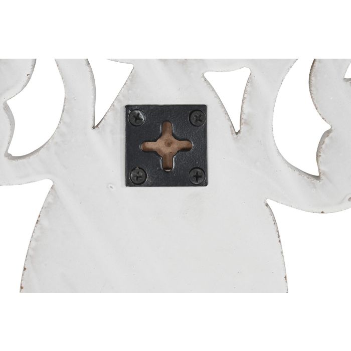DKD Home Decor Decoración de Pared India Blanco 2 x 90 x 90 cm 3