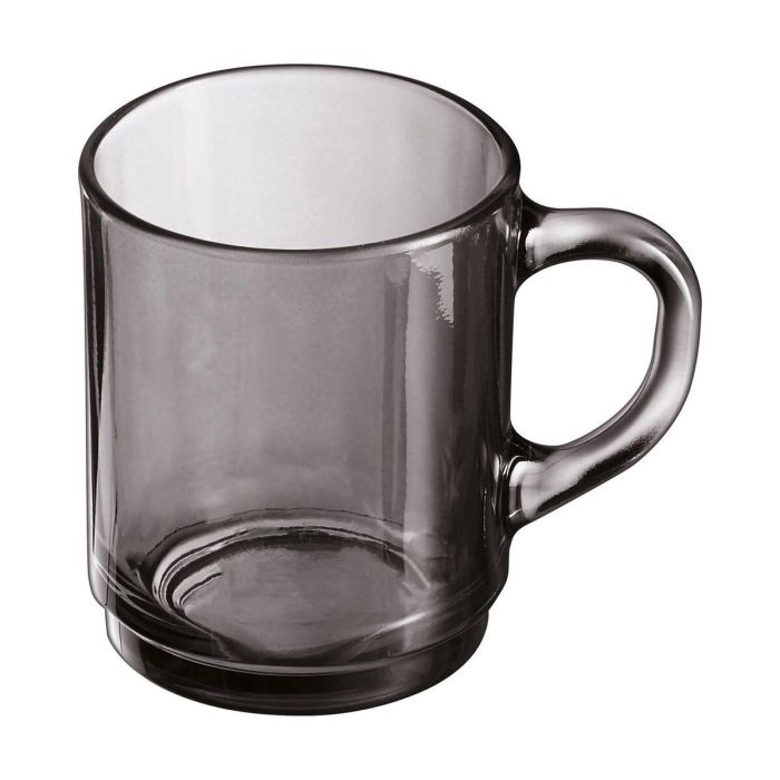 Taza Luminarc Alba Gris Vidrio 250 ml (6 Unidades) 1