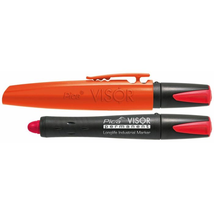 Marcador Pica Permanente Rojo Industrial 23 Marcador Pica Permanente Rojo Industrial 23