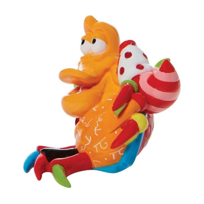 Enesco Disney La Sirenita Sebastian Figura Britto - Hecha y Pintada a Mano de Resina de Piedra de Alta Calidad, 9 cm 1