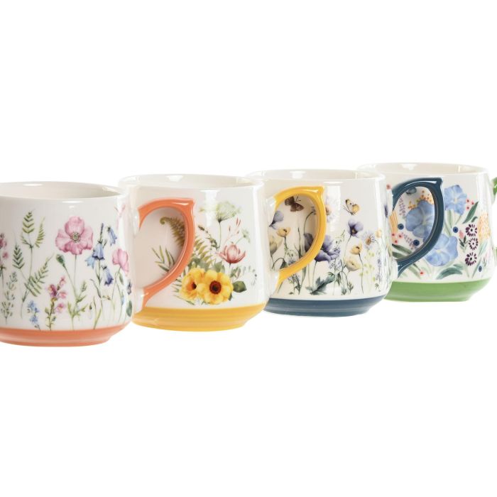 Mug Shabby DKD Home Decor Verde Azul 10 x 8.5 x 13 cm (12 Unidades) 1 Mug Shabby DKD Home Decor Verde Azul 10 x 8.5 x 13 cm (12 Unidades) 1
