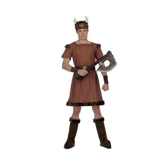 My Other Me Disfraz Vikingo Odin Sombrero Vestido Cinturón Muñequeras Cubrebotas Talla M/L 1