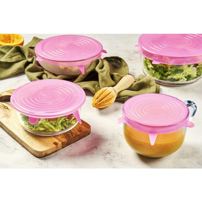 Set de 48 tapas de silicona adaptables Quttin (12 Cajas) 14 Set de 48 tapas de silicona adaptables Quttin (12 Cajas) 14