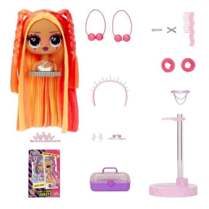 LOL Surprise Tweens Surprise Swap Fashion Doll- Buns-2- Braids Bailey - 1 muñeca Tweens de 17 cm, 1 mini cabezal de peinado y accesorios 2 LOL Surprise Tweens Surprise Swap Fashion Doll- Buns-2- Braids Bailey - 1 muñeca Tweens de 17 cm, 1 mini cabezal de peinado y accesorios 2