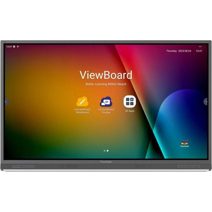 ViewSonic IFP7552-2F, 75", 4K UHD (3840x2160), 40 Multi-Point Touch, EDLA, 16:9, 4000:1, 7H, 400nits, 8G RAM/64G Storage, OPSx1 6 ViewSonic IFP7552-2F, 75", 4K UHD (3840x2160), 40 Multi-Point Touch, EDLA, 16:9, 4000:1, 7H, 400nits, 8G RAM/64G Storage, OPSx1 6
