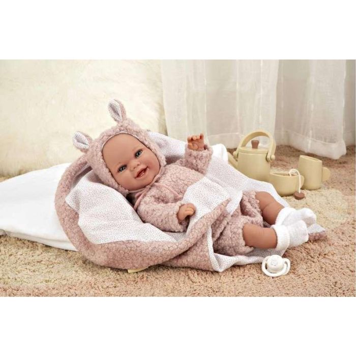Muñeca elegance babyto rosa con manta (muñeca de peso) 35 cm cuerpo blando 10 Muñeca elegance babyto rosa con manta (muñeca de peso) 35 cm cuerpo blando 10