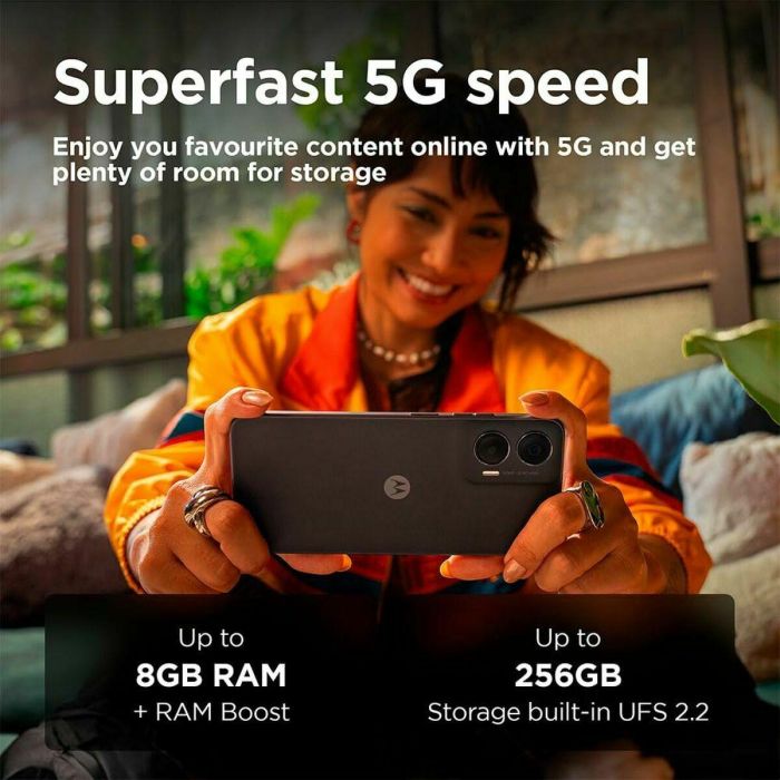Smartphone Motorola G35 5G 8 GB RAM 256 GB 6,72" Unisoc Negro Gris 11 Smartphone Motorola G35 5G 8 GB RAM 256 GB 6,72" Unisoc Negro Gris 11