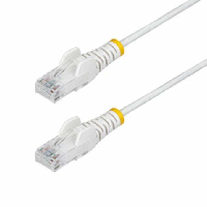 Conector RJ45 Categoría 6 FTP Startech N6PAT15MWHS Blanco 15 m 0 Conector RJ45 Categoría 6 FTP Startech N6PAT15MWHS Blanco 15 m 0