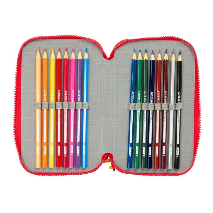 Plumier Triple Mickey Mouse Clubhouse Good day Azul 12,5 x 19,5 x 5,5 cm 37 Piezas 3 Plumier Triple Mickey Mouse Clubhouse Good day Azul 12,5 x 19,5 x 5,5 cm 37 Piezas 3