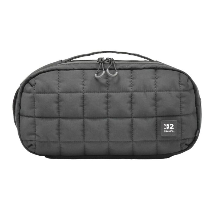 HORI 4961818039957 Bolsa protectora y de transporte acolchada para Nintendo Switch 2 - Almacenamiento de accesorios y juegos - Negro 3