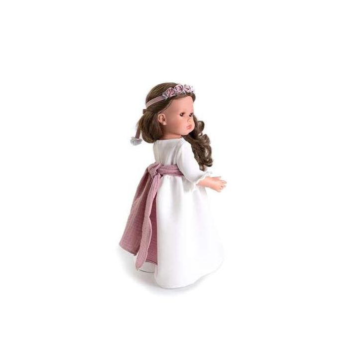 Muñeca comunión bella morena, con diadema y pendientes 45 cm 2 Muñeca comunión bella morena, con diadema y pendientes 45 cm 2
