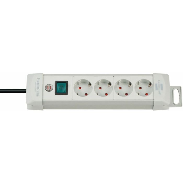 Regleta Brennenstuhl Gris claro 3600 W (3 m) 1 Regleta Brennenstuhl Gris claro 3600 W (3 m) 1