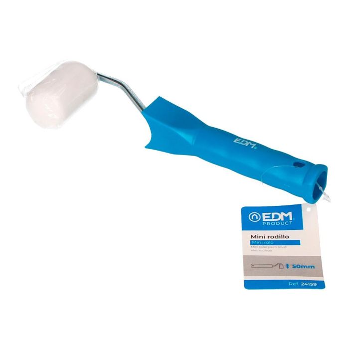 Edm Rodillo de esponja 50mm x10 para todo tipo de pinturas, barnices y sintéticas 1 Edm Rodillo de esponja 50mm x10 para todo tipo de pinturas, barnices y sintéticas 1