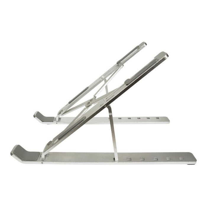 Inter-Tech NBS-200 Soporte para portátil hasta 15.6'' Altura Ajustable Plata Aluminio