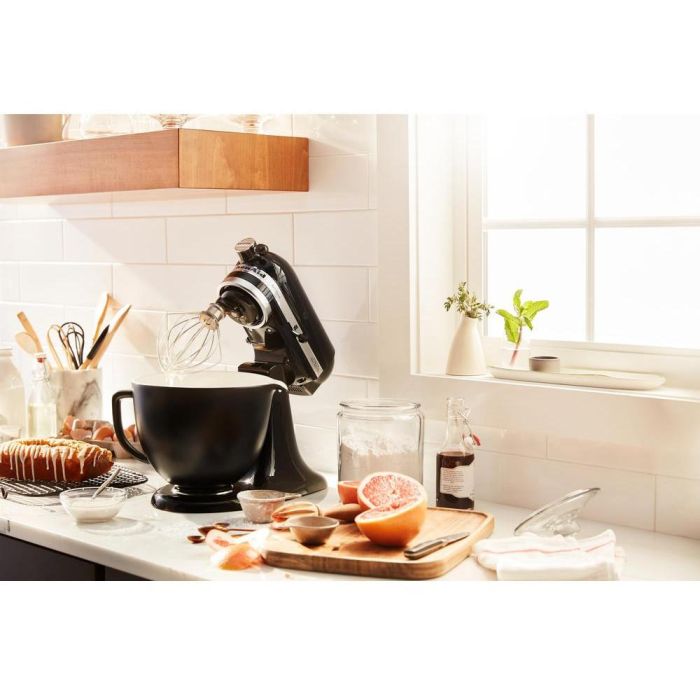 Kitchenaid Robot de Cocina Artisan 5KSM175PS EOB Negro 4.8L Capacidad Accesorios Incluidos 5