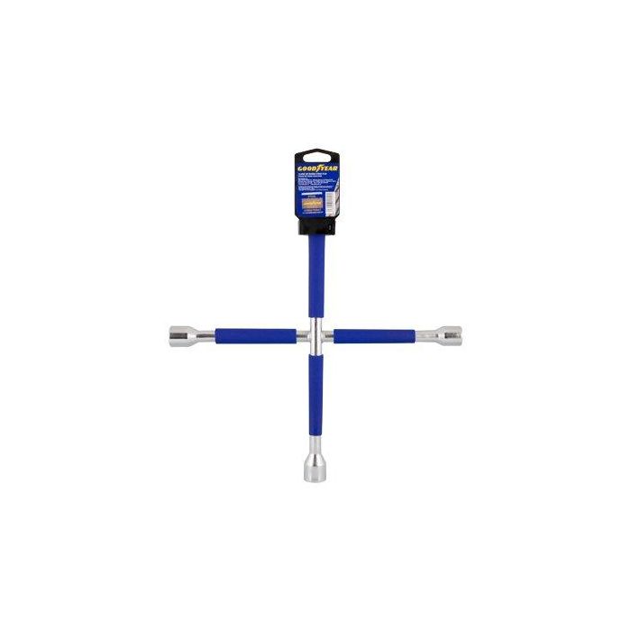 Good Year Llave de Rueda Cruz Fija CS10 GOD4012 17 mm / 19 mm / 22 mm / 13/16" Alta Calidad Antideslizante 3