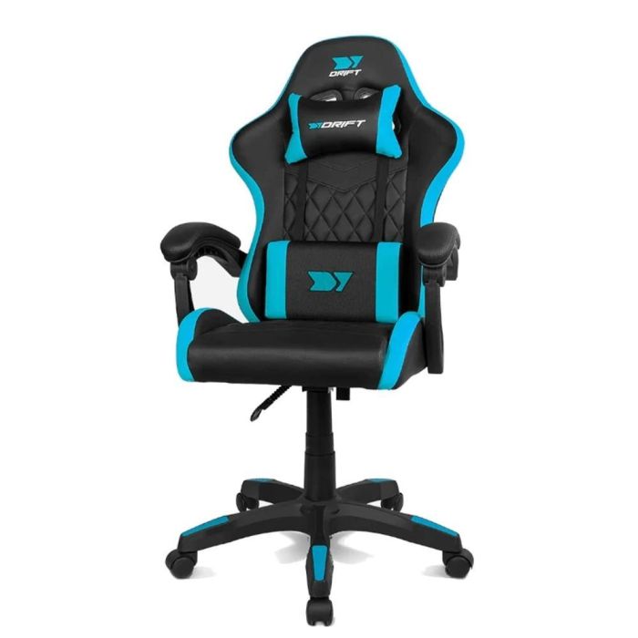 DRIFT DR35BL silla para videojuegos Silla para videojuegos de PC Asiento acolchado Negro, Azul DRIFT DR35BL silla para videojuegos Silla para videojuegos de PC Asiento acolchado Negro, Azul