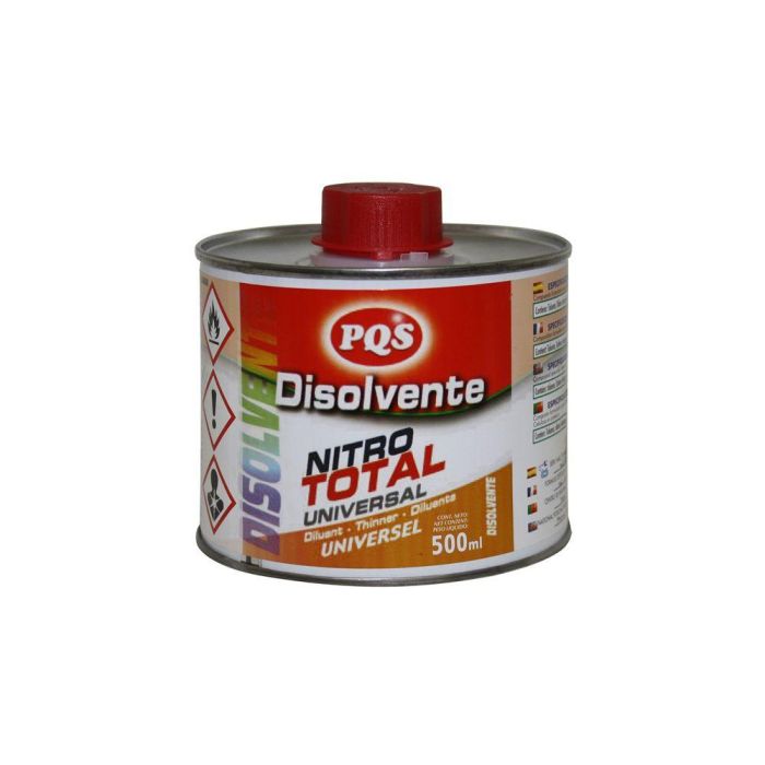 PQS Disolvente Nitro Total 1/2l Sintético Universal para Diluir Pinturas PQS Disolvente Nitro Total 1/2l Sintético Universal para Diluir Pinturas