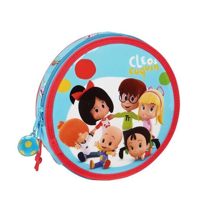Plumier Cleo & Cuquin Good Night Redondo Azul (18 Piezas)