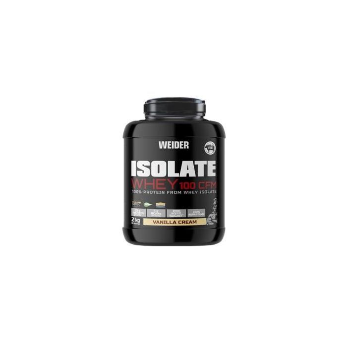 Weider Isolate Whey 100 Cfm Vainilla 2Kg. Weider Isolate Whey 100 Cfm Vainilla 2Kg.
