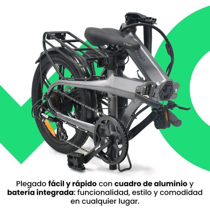 Bicicleta Eléctrica Youin BK1800 PRAGA Gris 250 W 20" 2