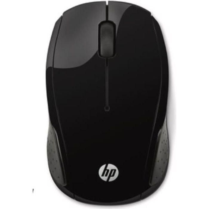 HP 200 Wireless Mouse, Económico Ambidextro, Diseño Ergonómico y Contorneado para Ambas Manos, Libertad de Movimiento Inalámbrica.