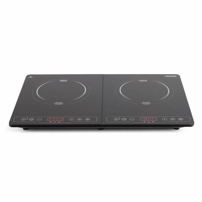 Livoo DOC236 Placa de Inducción Doble con Superficie 22 cm, Temperatura 60-240°C, 10 Niveles de Potencia, Panel Digital, Negro 1 Livoo DOC236 Placa de Inducción Doble con Superficie 22 cm, Temperatura 60-240°C, 10 Niveles de Potencia, Panel Digital, Negro 1
