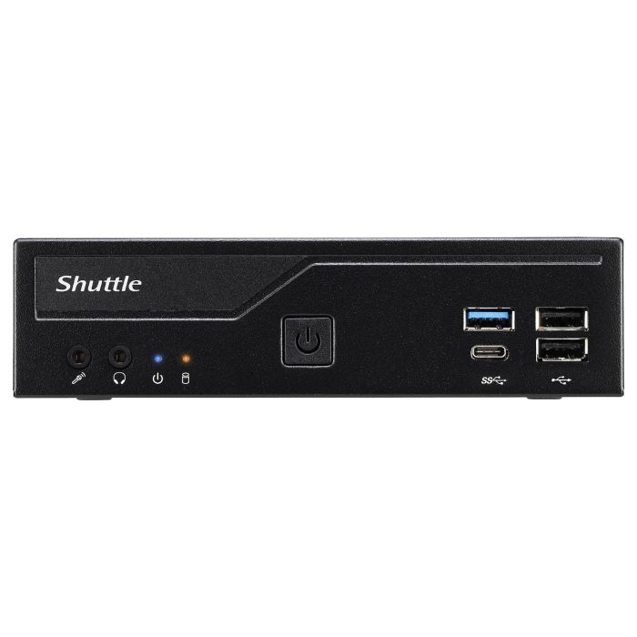 Shuttle DH610 Mini PC Barebone XPC slim Negro 3