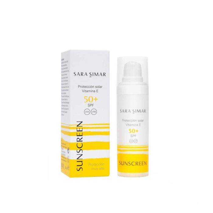 Sara Simar Protector Solar Facial SPF 50+ con Vitamina E - 30ml