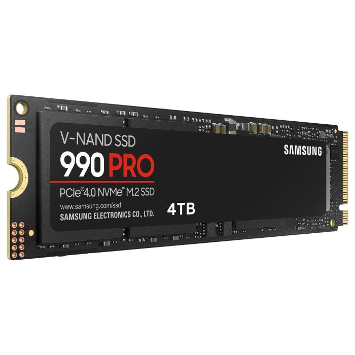 SAMSUNG 990 PRO SSD M.2 NVMe PCIe 4.0 x4 de 4TB para PC con Velocidad de Lectura de 7450 MB/s 3