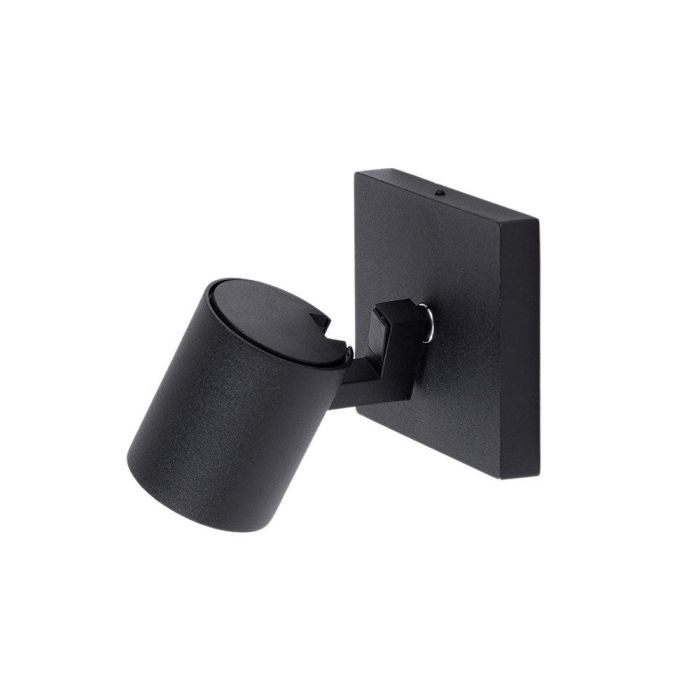 Lumiastra LUM-P1GU10-B Aplique de Pared Orientable de Aluminio para 1 Bombilla GU10 Uso Interior