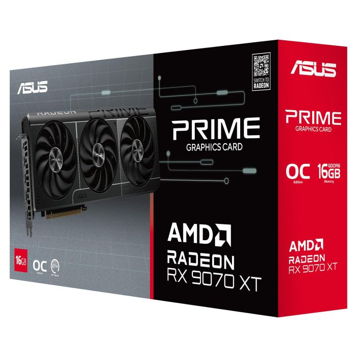 ASUS RX 9070 XT OC 16GB GDDR6 3 Ventiladores Tarjeta Gráfica 3