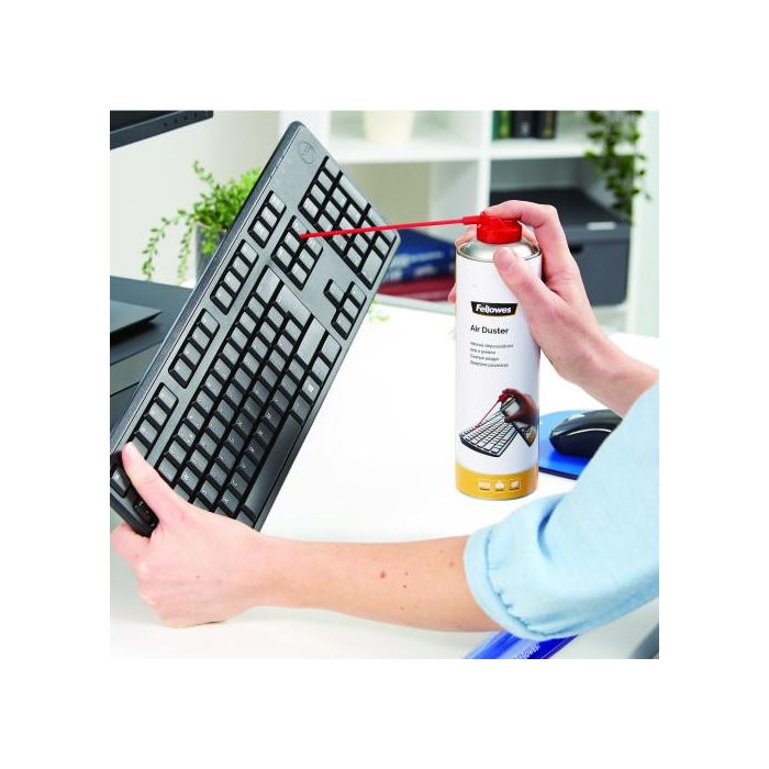 Fellowes 9977804 kit de limpieza para computadora Teclado, Impresora, Universal Limpiador de aire comprimido para limpieza de equipos 400 ml 2