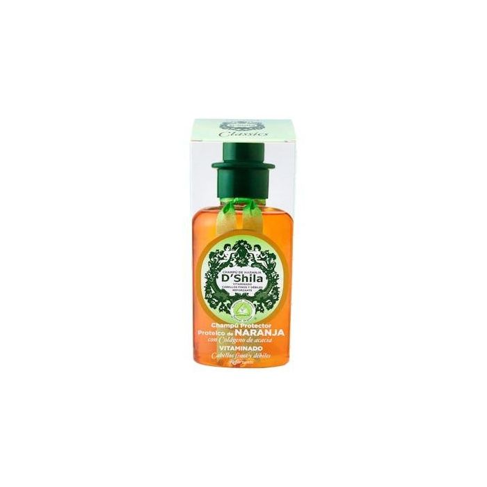 DSHILA Champú Naranja para Cabello Fino, Débil y Quebradizo 300ml