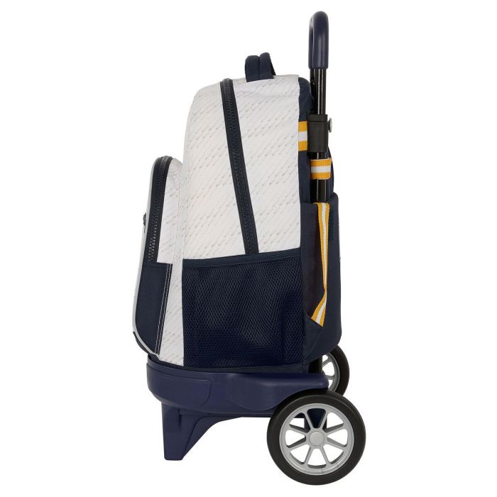 Mochila Escolar con Ruedas Real Madrid C.F. Blanco 33 X 45 X 22 cm 2 Mochila Escolar con Ruedas Real Madrid C.F. Blanco 33 X 45 X 22 cm 2