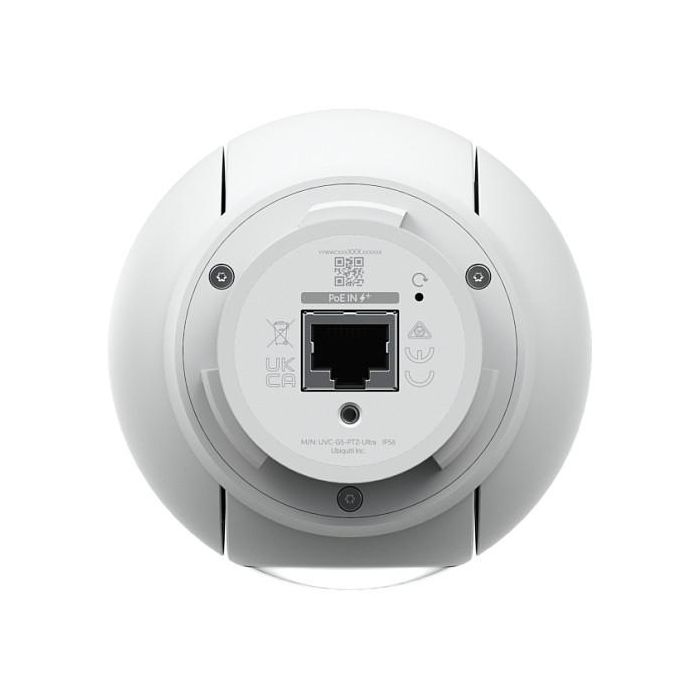 Ubiquiti Cámara IP 5MP 1/2.7" CMOS, 4MP 2688x1512 (16:9) PoE, IP66, IK04, Puerto 10/100 MbE RJ45