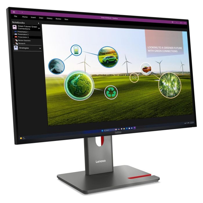Lenovo Monitor P27Q-40 27" Quad HD IPS 1440p 120Hz USB-C KVM/eKVM Daisy Chain Negro 3 Lenovo Monitor P27Q-40 27" Quad HD IPS 1440p 120Hz USB-C KVM/eKVM Daisy Chain Negro 3