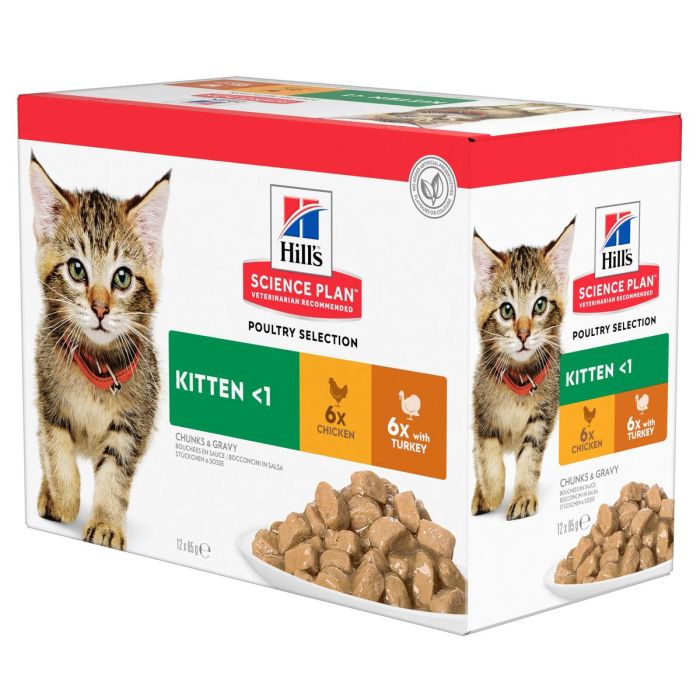 Hill'S Hsp Feline Kitten Pollo Pavo 12x85 gr