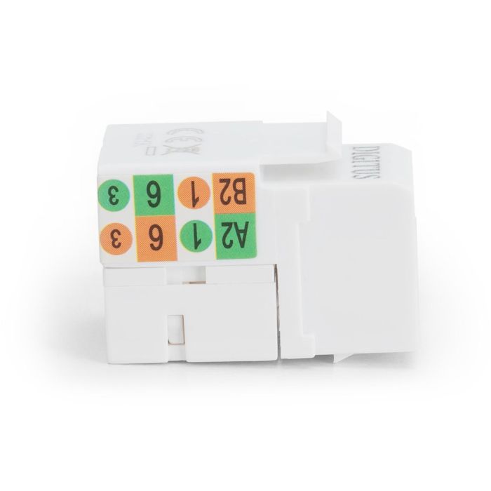 Digitus DN-93601 Keystone Jack CAT 6 Sin Apantallar, RJ45 a LSA, Rendimiento 250 MHz, Negro 2
