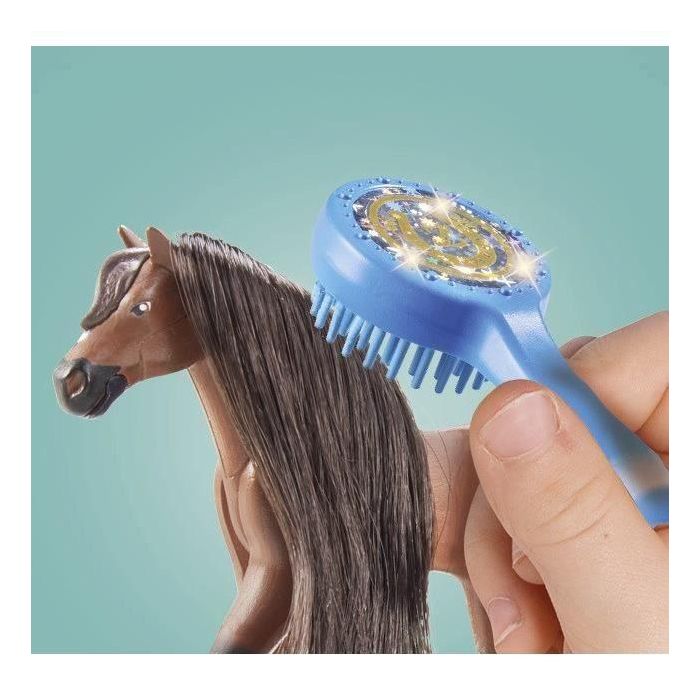 Playmobil PL71355 Set de Juego Zoe & Blaze con Carrera de Obstáculos - Caballos de la Cascada, con Obstáculos Modulares para Niños a partir de 5 años 4