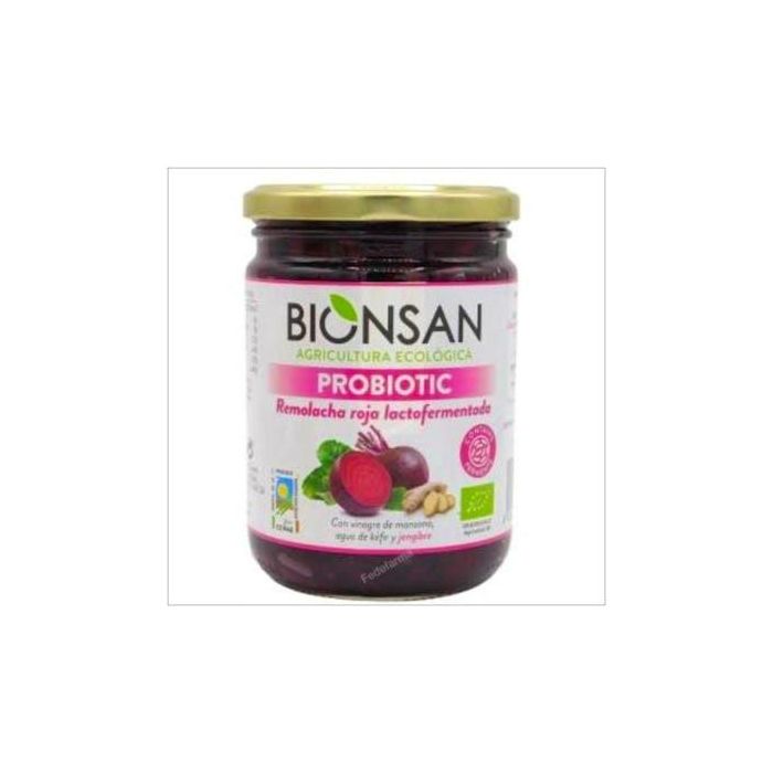 BIONSAN Remolacha Roja Lactofermentada con Jengibre Eco 420g