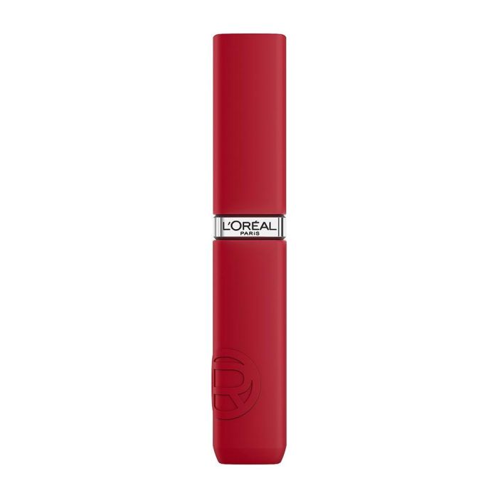 L'Oréal Paris Infallible Matte Resistance Liquid Lipstick #420-Le Rouge, Labial Líquido Mate, Duradero, Pigmentado, Aplicador de Precisión