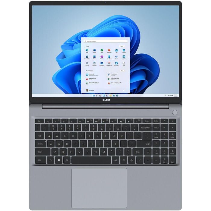 Tecno Portátil K15SDA 15.6" FHD IPS AMD R5-7430U 8 GB RAM 512 GB SSD Aluminio Windows 11 Azerty 2